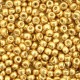 Miyuki seed beads 8/0 - Duracoat galvanized gold 8-4202